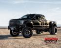 Bodyguard Bumpers A2l front and A2 rear bumpers, BDS Suspensions 8" long arm coilover lift kit, American Force Wheels 24x14 super dually concave wheels, Nitto 38x13.50r24 ridge grappler tires, Heise LED lighting everywhere. build by Backroad Customs & Wade's Window Tint.