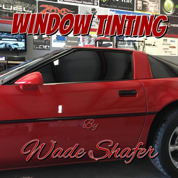 Get affordable and reliable window tinting services with Wade's Window Tinting offered by Backroad Customs.